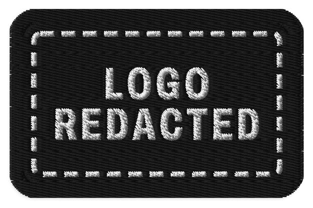Logo redacted bar patch