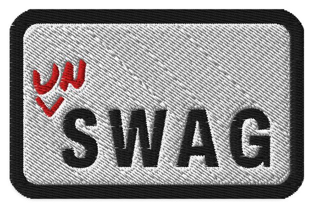 Unswag red pen patch